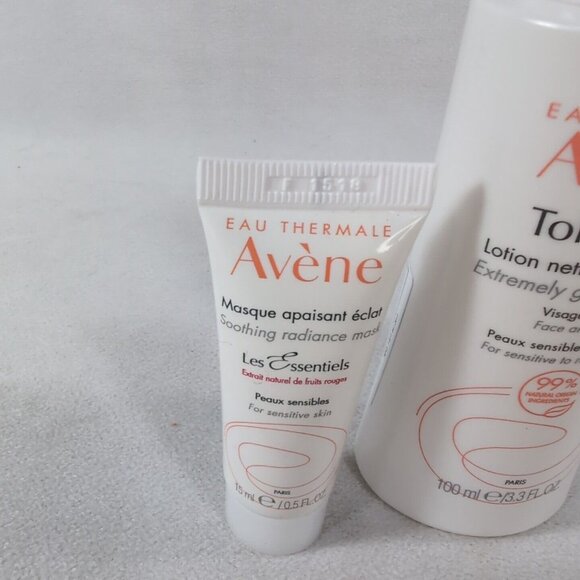 Avene Set Tolerance Extremely Gentle Cleanser 100ml 3.3 Soothing Radiance Mask - Picture 2 of 9